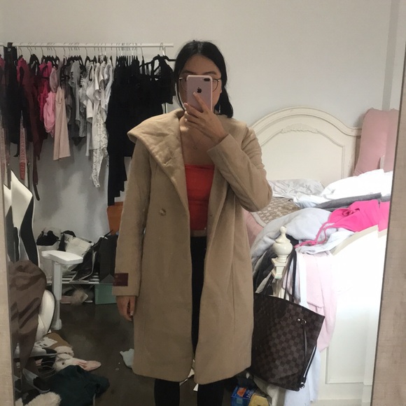 wilfred hooded wool cashmere coat - Picture 10 of 11